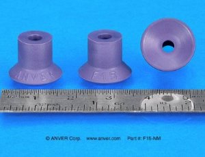 Flat Vacuum Cups Ø10-Ø25 (High Temp Non Marking) Coval Compatible 